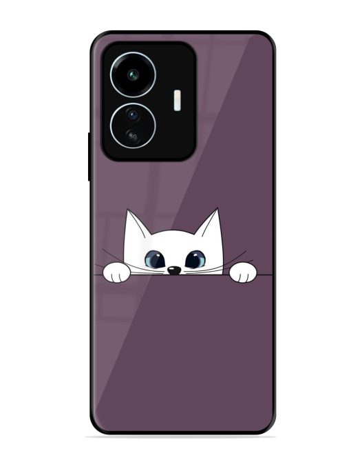 Peek-A-Boo Kitty Glossy Soft Edge Case for Iqoo Z6 Lite Chachhi