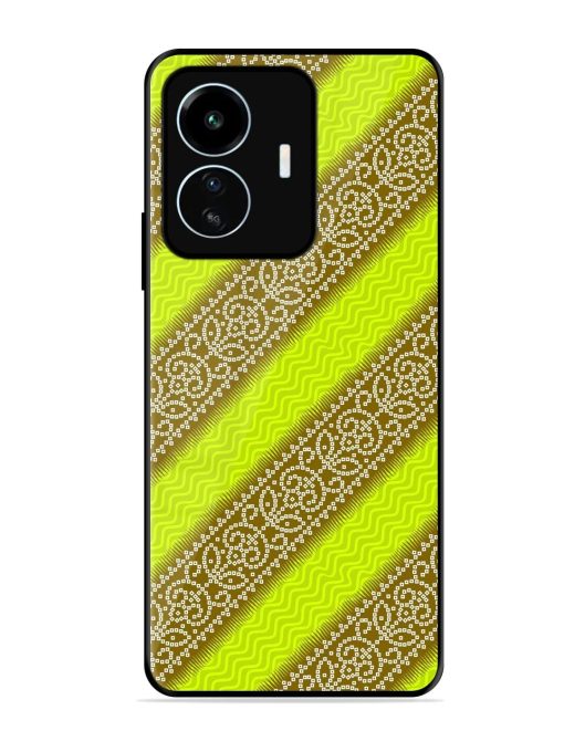 Golden Bandana Bliss Glossy Soft Edge Case for Iqoo Z6 Lite Chachhi