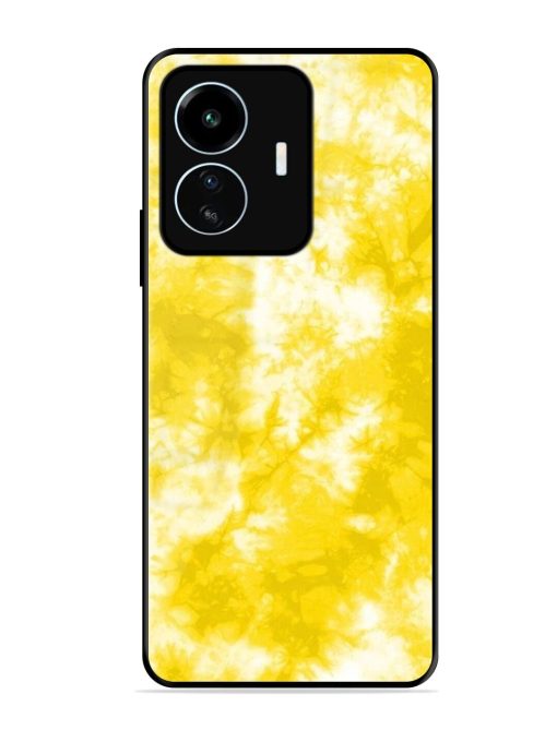 Golden Tie-Dye Twirl Glossy Soft Edge Case for Iqoo Z6 Lite Chachhi