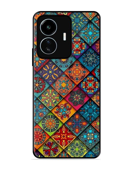 Patchwork Mandala Mosaic Glossy Soft Edge Case for Iqoo Z6 Lite Chachhi