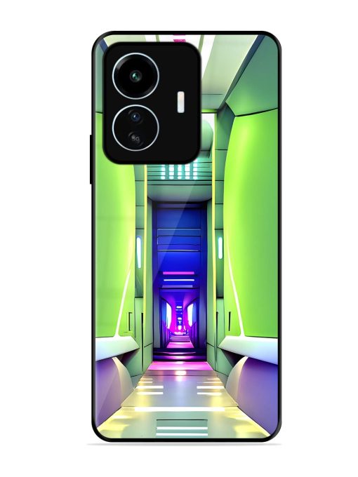 Neon Corridor Glossy Soft Edge Case for Iqoo Z6 Lite Chachhi