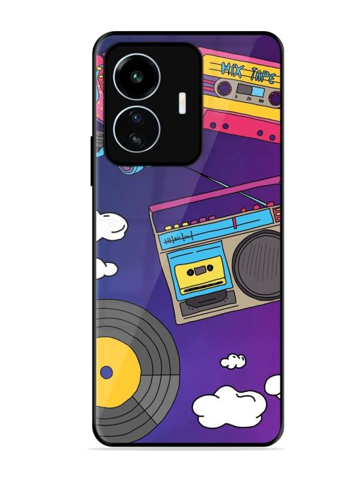 Retro Vibes Glossy Soft Edge Case for Iqoo Z6 Lite