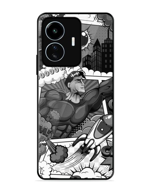 Comic Book Chaos Glossy Soft Edge Case for Iqoo Z6 Lite