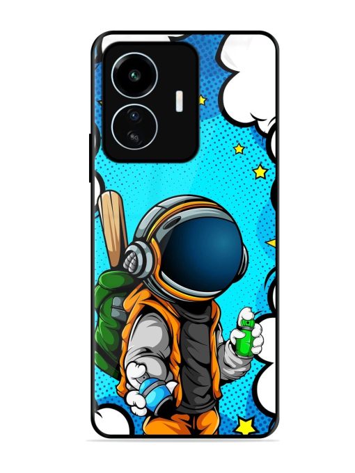 Space Graffiti Artist Glossy Soft Edge Case for Iqoo Z6 Lite Chachhi