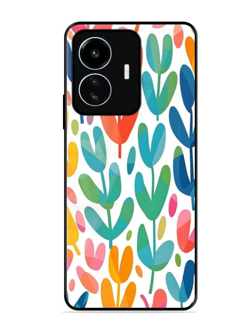 Rainbow Of Blooms Glossy Soft Edge Case for Iqoo Z6 Lite Chachhi