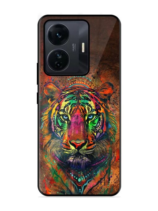 Cosmic Tiger Glossy Soft Edge Case for Iqoo Z6 Pro Chachhi