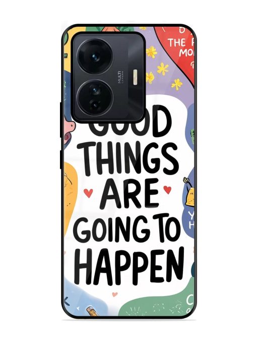 Uplifting Scribbles Glossy Soft Edge Case for Iqoo Z6 Pro Chachhi