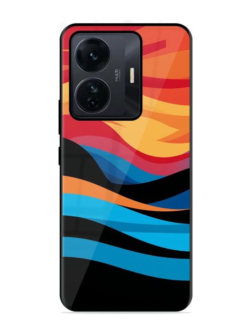 Blazing Currents Glossy Soft Edge Case for Iqoo Z6 Pro Chachhi