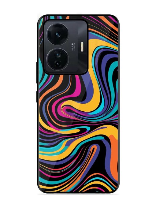 Psychedelic Swirl Glossy Soft Edge Case for Iqoo Z6 Pro Chachhi