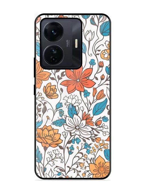 Floral Symphony Glossy Soft Edge Case for Iqoo Z6 Pro Chachhi