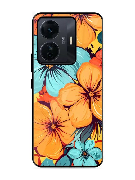 Tropical Bloom Glossy Soft Edge Case for Iqoo Z6 Pro