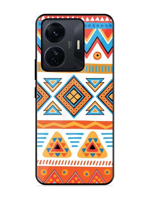 Vibrant Tribal Pattern Glossy Soft Edge Case for Iqoo Z6 Pro Chachhi