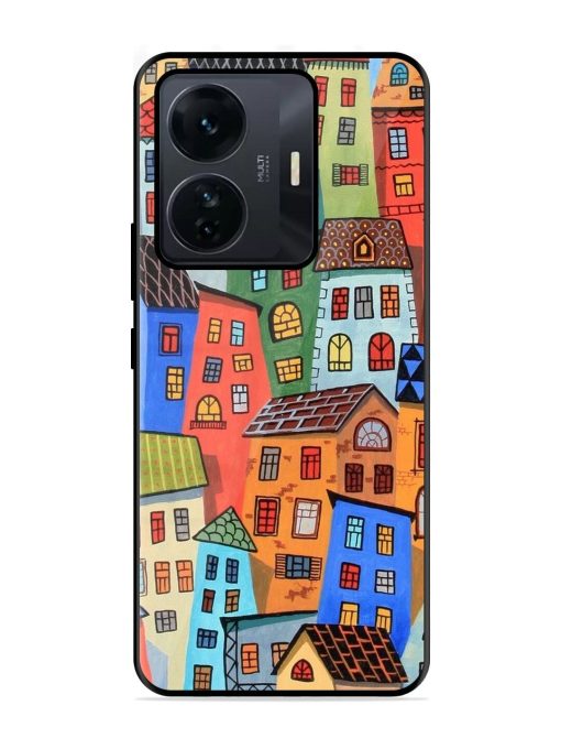 Rainbow House Glossy Soft Edge Case for Iqoo Z6 Pro Chachhi