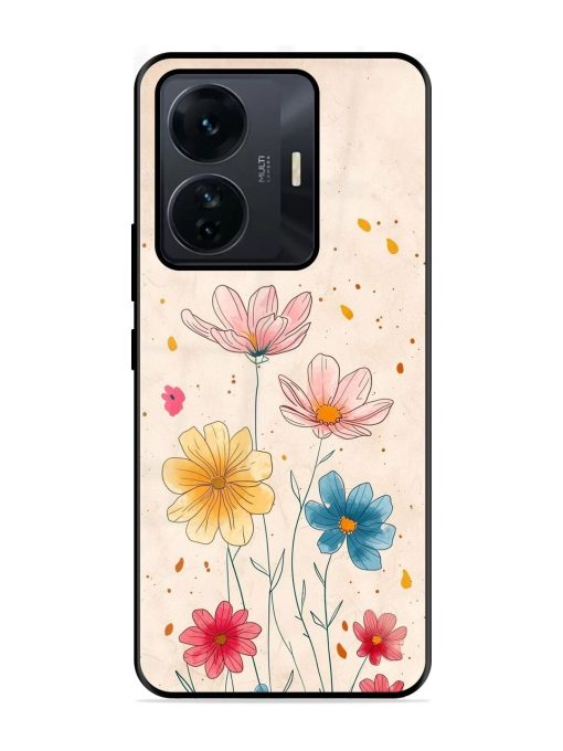 Delicate Bloom Glossy Soft Edge Case for Iqoo Z6 Pro Chachhi