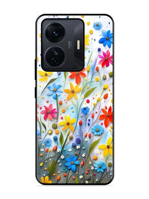 Vibrant Floral Glossy Soft Edge Case for Iqoo Z6 Pro Chachhi