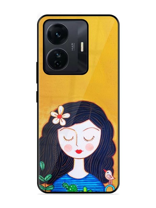 Girl Illustration Glossy Soft Edge Case for Iqoo Z6 Pro Chachhi