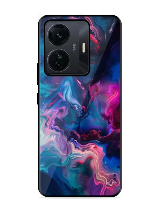 Cosmic Swirl Glossy Soft Edge Case for Iqoo Z6 Pro