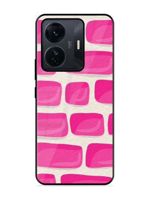 Pink Brick Wall Glossy Soft Edge Case for Iqoo Z6 Pro Chachhi