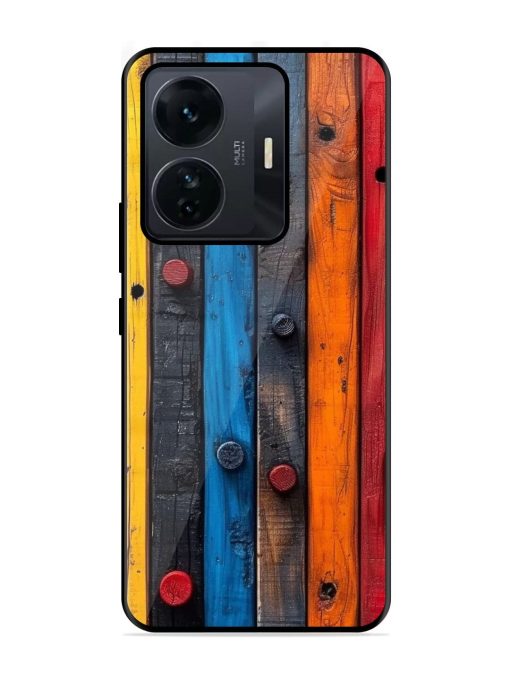 Rainbow Plank Glossy Soft Edge Case for Iqoo Z6 Pro Chachhi