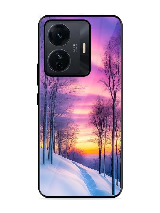 Winter'S Purple Haze Glossy Soft Edge Case for Iqoo Z6 Pro Chachhi