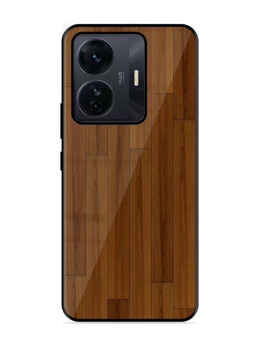 Warm Woodgrain Glossy Soft Edge Case for Iqoo Z6 Pro Chachhi