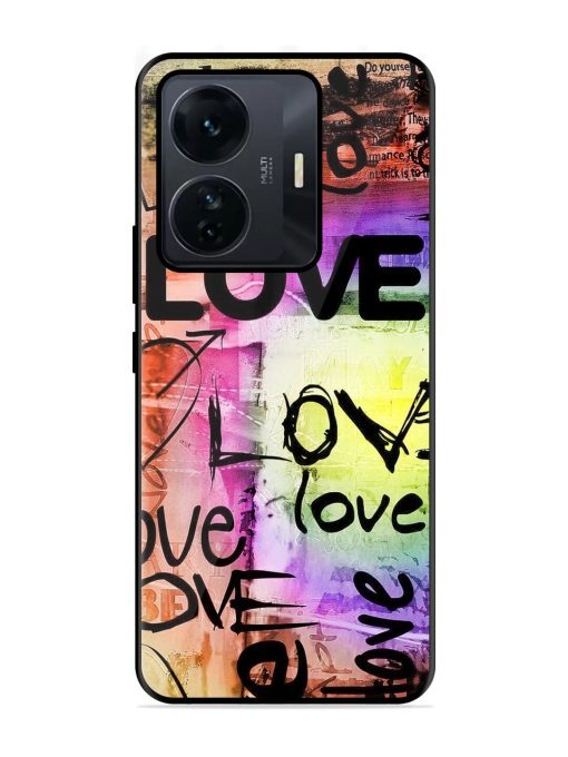 Love Graffiti Glossy Soft Edge Case for Iqoo Z6 Pro