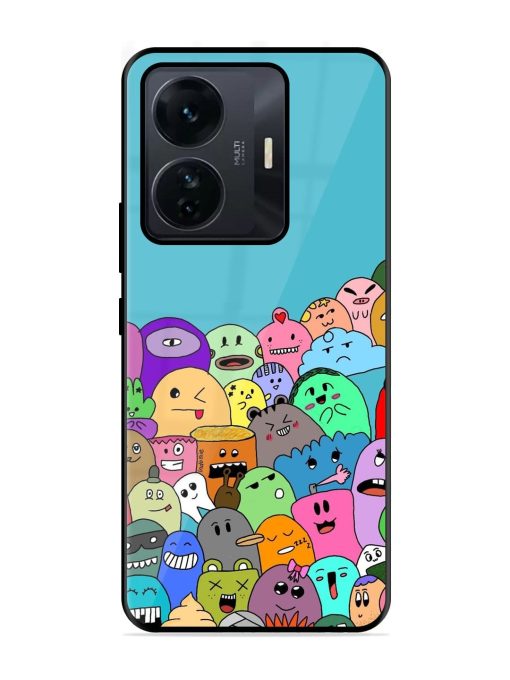 Monster Mash Glossy Soft Edge Case for Iqoo Z6 Pro Chachhi