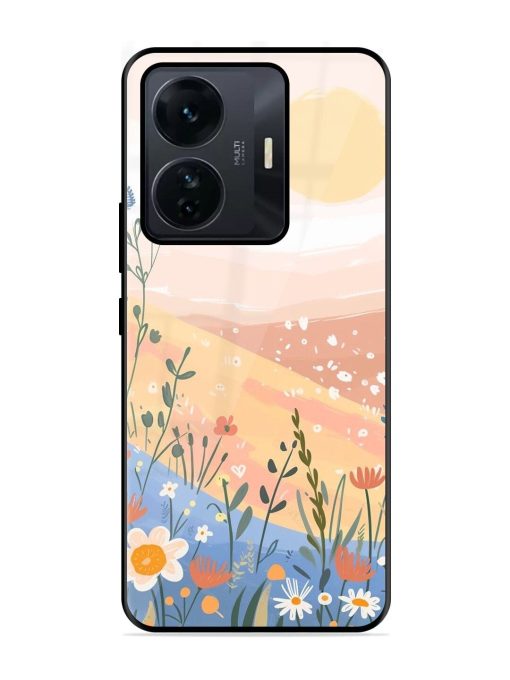 Golden Hour Blooms Glossy Soft Edge Case for Iqoo Z6 Pro Chachhi