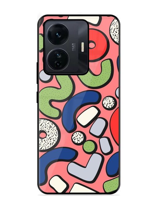 Groovy Geometric Shapes Glossy Soft Edge Case for Iqoo Z6 Pro Chachhi