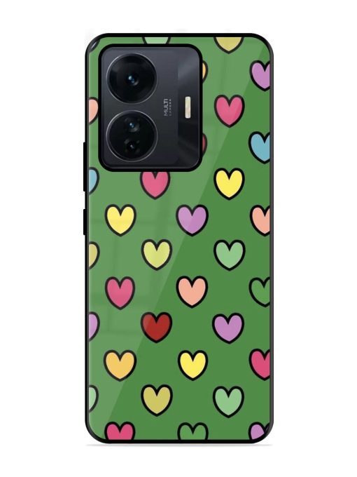 Rainbow Heart Parade Glossy Soft Edge Case for Iqoo Z6 Pro Chachhi