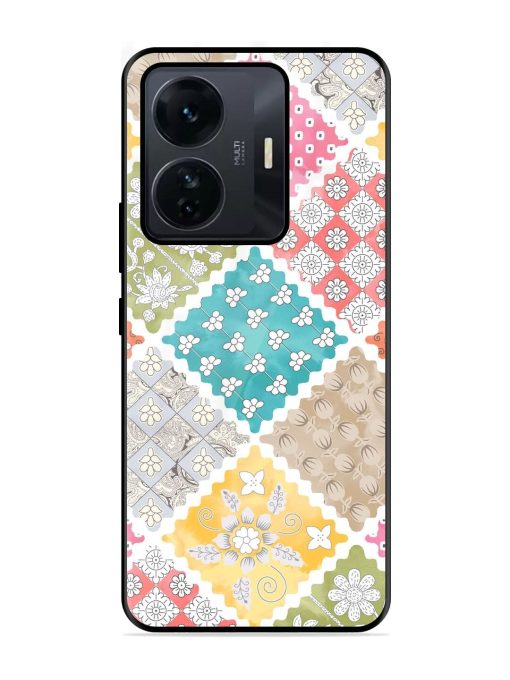 Patchwork Dreamscape Glossy Soft Edge Case for Iqoo Z6 Pro Chachhi