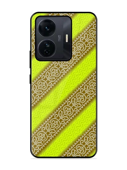 Golden Bandana Bliss Glossy Soft Edge Case for Iqoo Z6 Pro Chachhi