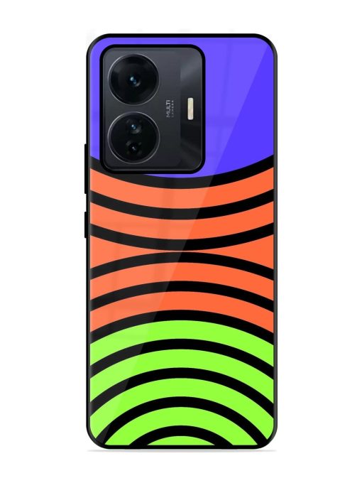 Psychedelic Stripe Symphony Glossy Soft Edge Case for Iqoo Z6 Pro Chachhi