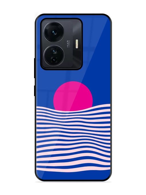 Pink Sunset Over Blue Waves Glossy Soft Edge Case for Iqoo Z6 Pro Chachhi