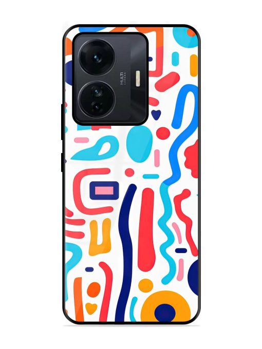 Whimsical Doodle Chaos Glossy Soft Edge Case for Iqoo Z6 Pro Chachhi