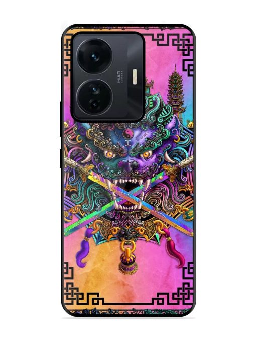 Psychedelic Fu Dog Tapestry Glossy Soft Edge Case for Iqoo Z6 Pro Chachhi