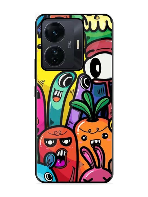 Whimsical Doodle Chaos Glossy Soft Edge Case for Iqoo Z6 Pro Chachhi