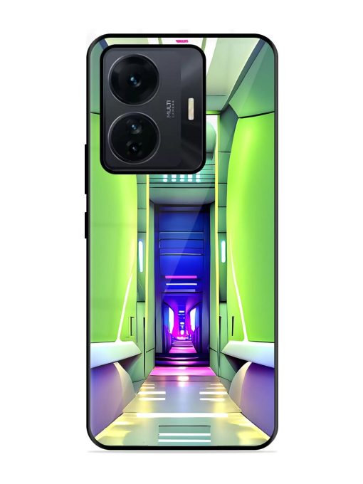 Neon Corridor Glossy Soft Edge Case for Iqoo Z6 Pro Chachhi