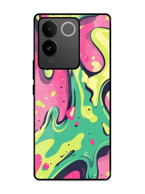 Gooey Grooves Glossy Soft Edge Case for Iqoo Z7 Pro (5G) Chachhi