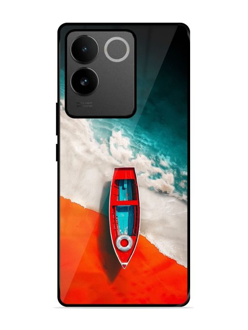 Crimson Tide Glossy Soft Edge Case for Iqoo Z7 Pro (5G) Chachhi