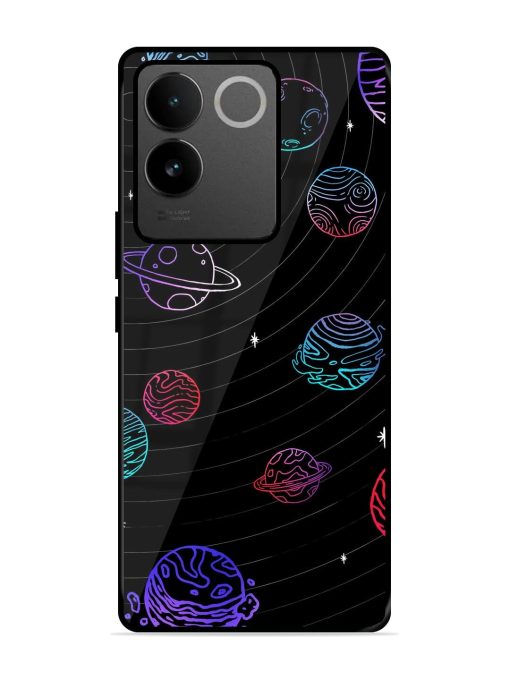 Cosmic Ballet Glossy Soft Edge Case for Iqoo Z7 Pro (5G) Chachhi