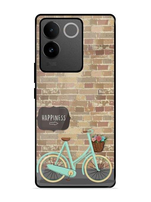 Pedaling Towards Happiness Glossy Soft Edge Case for Iqoo Z7 Pro (5G) Chachhi