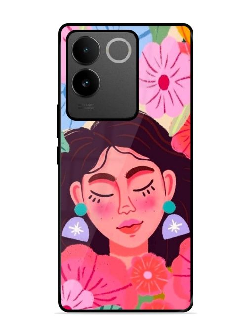 Blooming Serenity Glossy Soft Edge Case for Iqoo Z7 Pro (5G) Chachhi