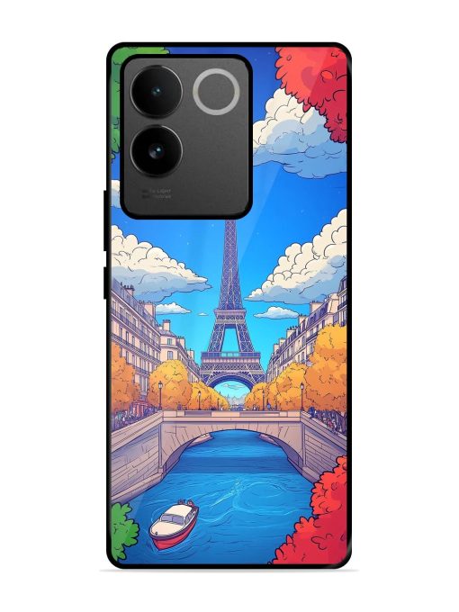 Parisian Panorama Glossy Soft Edge Case for Iqoo Z7 Pro (5G) Chachhi