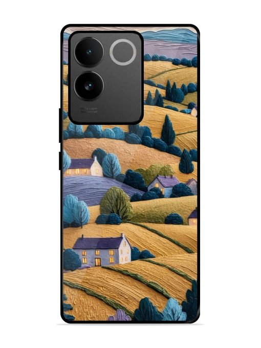 Rolling Hilltop Haven Glossy Soft Edge Case for Iqoo Z7 Pro (5G) Chachhi