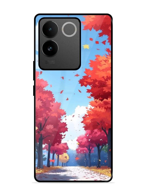 Autumn'S Embrace Glossy Soft Edge Case for Iqoo Z7 Pro (5G) Chachhi