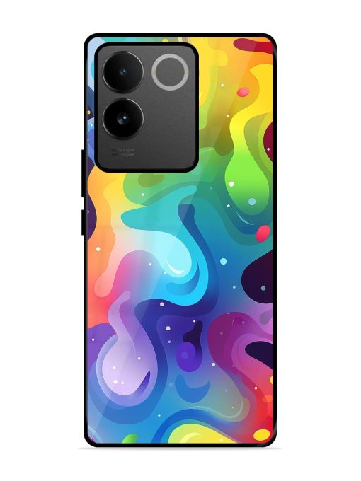 Rainbow River Glossy Soft Edge Case for Iqoo Z7 Pro (5G) Chachhi