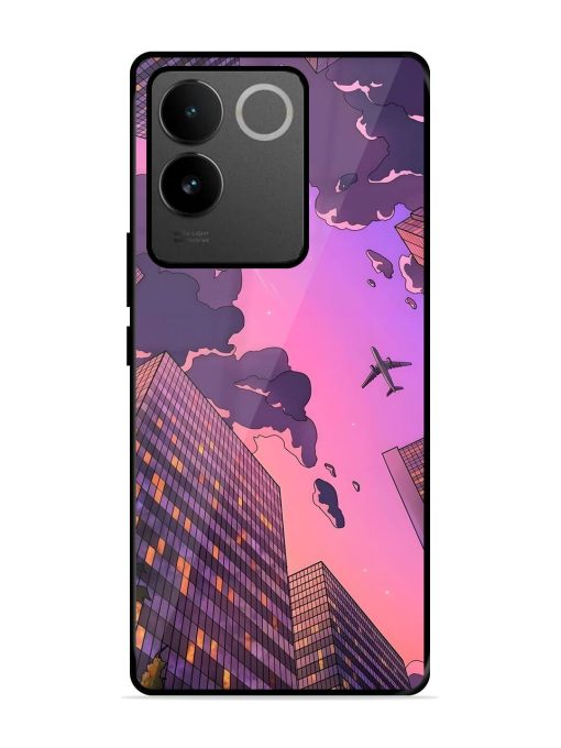 Urban Twilight Glossy Soft Edge Case for Iqoo Z7 Pro (5G) Chachhi