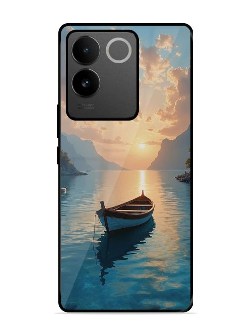 Serene Sunset Glossy Soft Edge Case for Iqoo Z7 Pro (5G) Chachhi