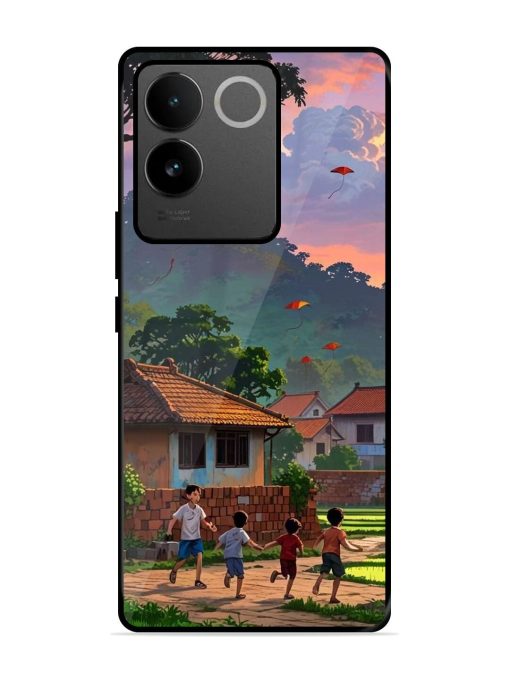 Sunset Play Glossy Soft Edge Case for Iqoo Z7 Pro (5G) Chachhi